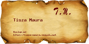 Tisza Maura névjegykártya